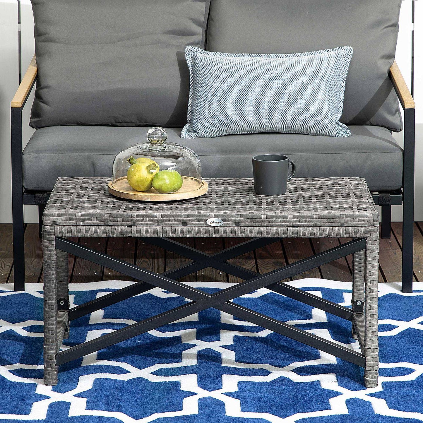 PE Wicker Outdoor Coffee Table