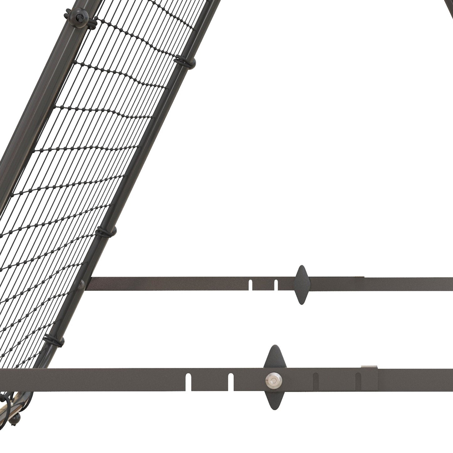 HOMCOM Rebounder Net Football Target Goal with Adjustable Angles