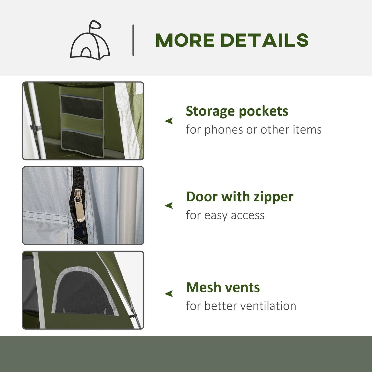 Camping Tent 8 Man 400 x 275 x 210 cm Waterproof