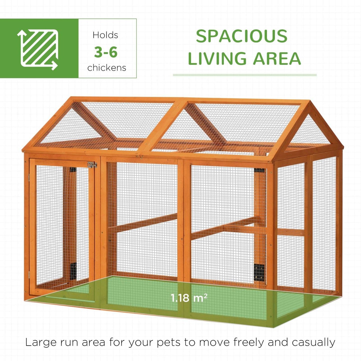 PawHut Large Chicken Run