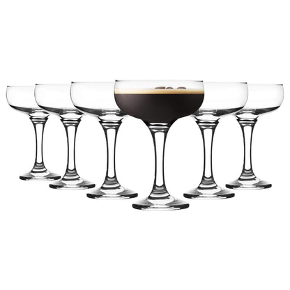 235ml Espresso Martini Glasses - Pack of Six