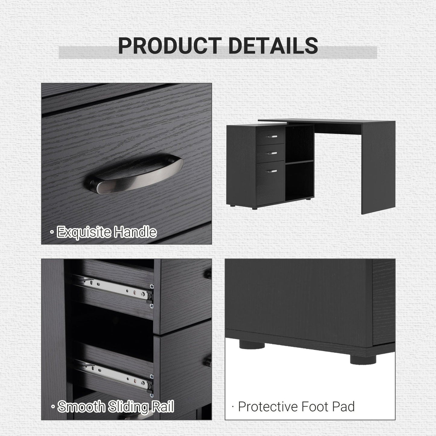 L-Shaped Computer Desk