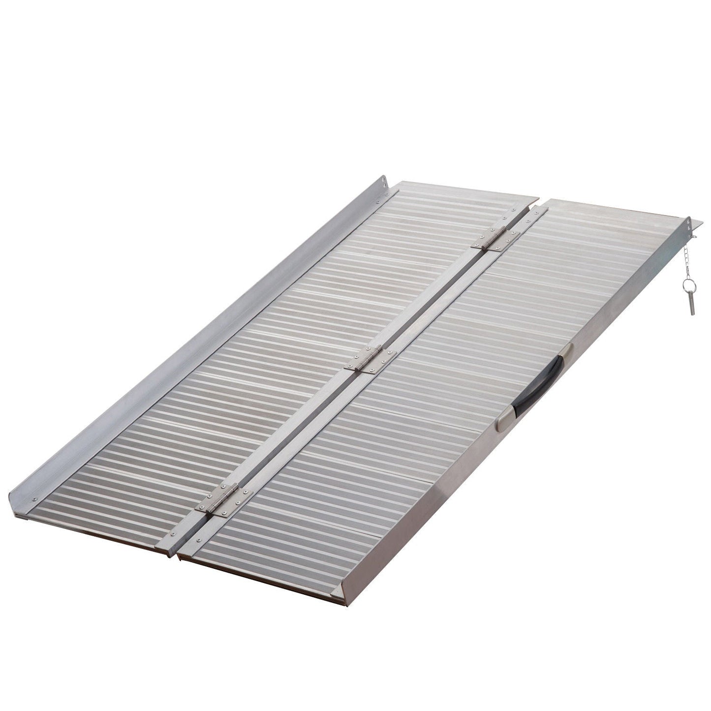Folding Aluminium Ramp Wheelchairs/Scooters/Pet Mobility Ramp W/Handle 40"