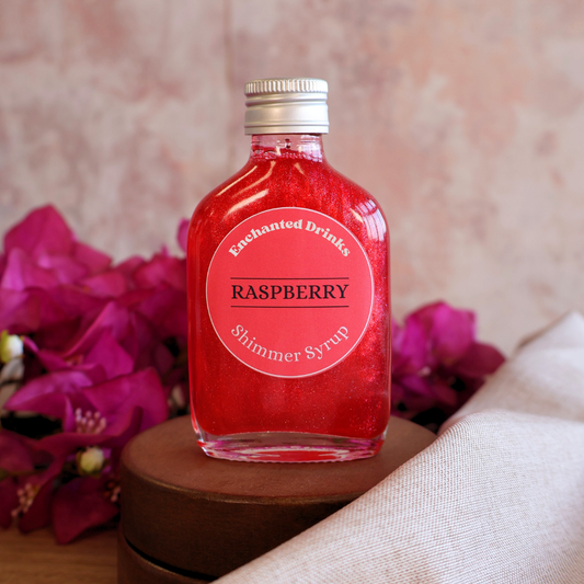 Raspberry Flavoured Shimmer Syrup