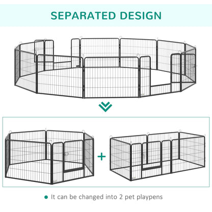 PawHut Heavy Duty Puppy Play Pen