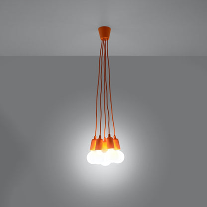 Pendant lamp PVC Diego modern Design E27