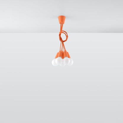 Pendant lamp PVC Diego modern Design E27