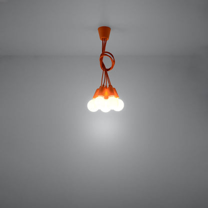 Pendant lamp PVC Diego modern Design E27