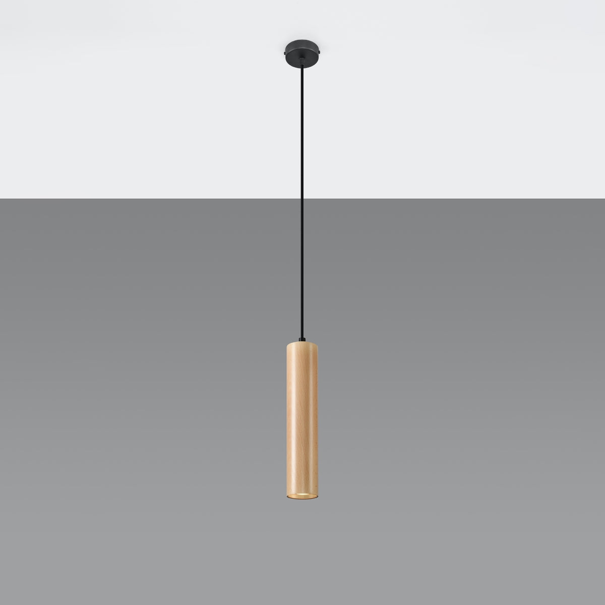 Pendant lamp wood Lino Scandinavian Design GU10