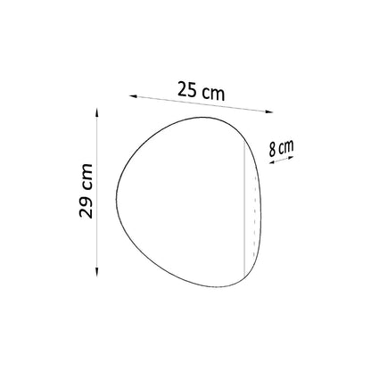 Wall lamp steel Senses modern Design G9