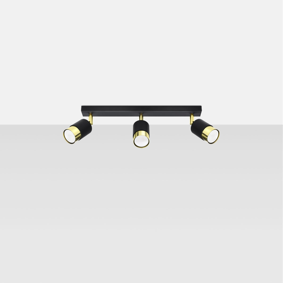 Ceiling lamp steel Nero modern Design GU10