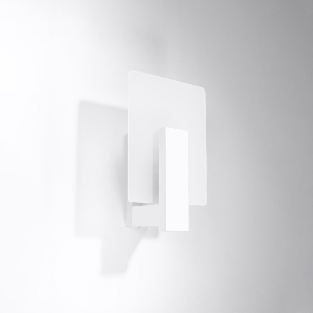 Wall lamp wood, glass Lappo Scandinavian Design E14