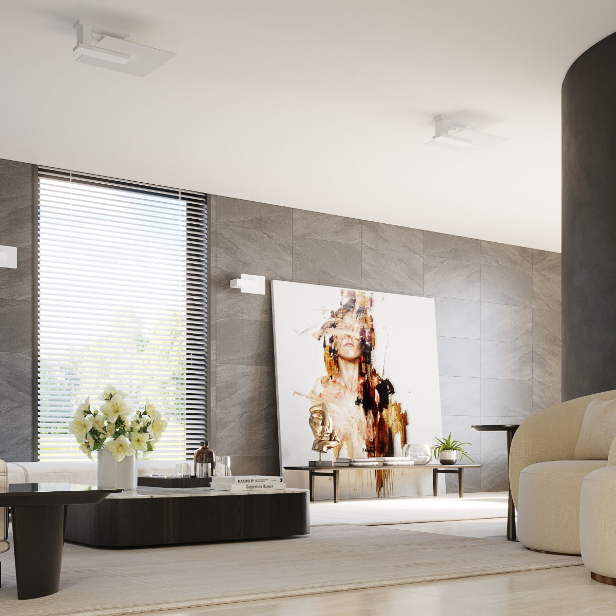 Wall lamp wood, glass Lappo Scandinavian Design E14