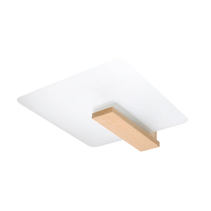 Ceiling lamp wood, glass Lappo Scandinavian Design E27