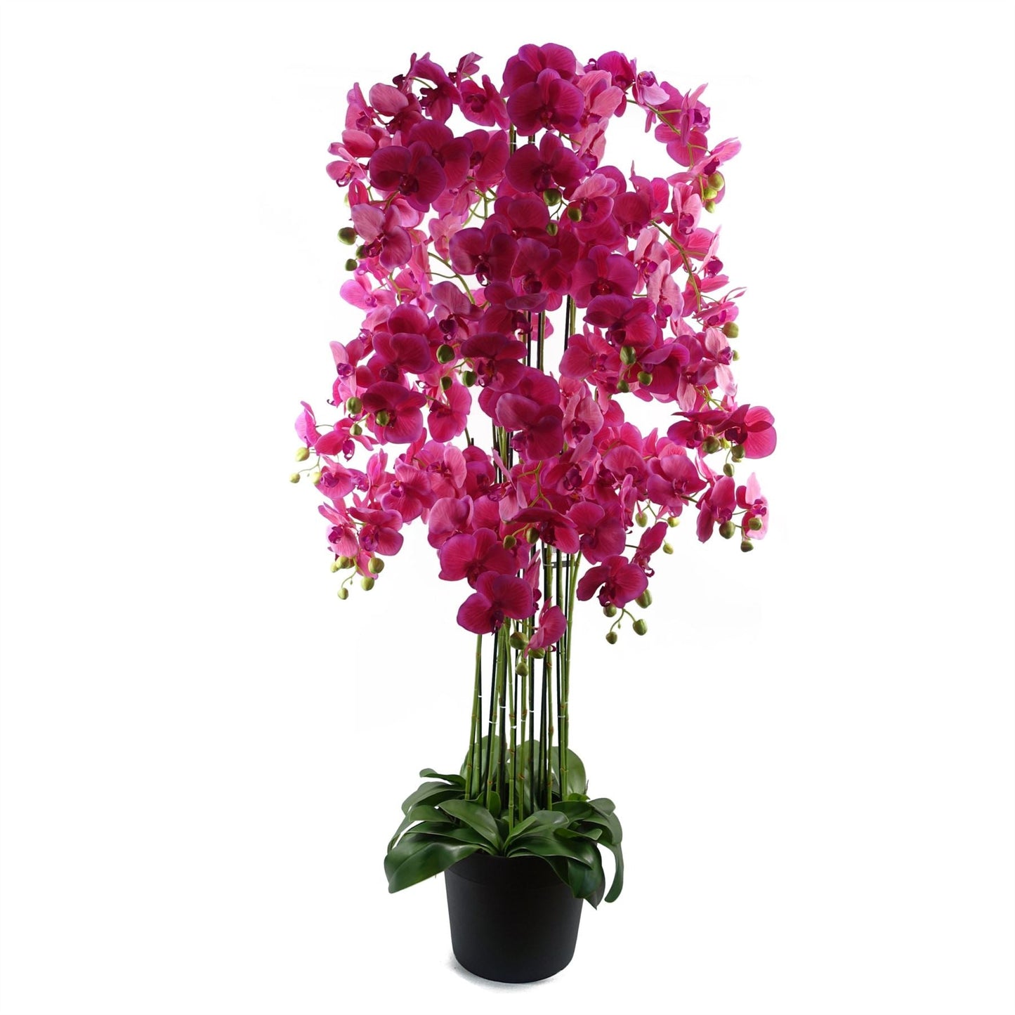 150cm Giant Pink Orchid Plant Artificial 189 flowers REAL TOUCH