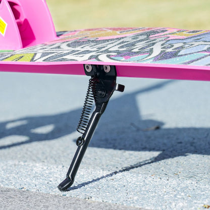 AIYAPLAY Kids Scooter, Foldable Kick Scooter w/ Adjustable Handlebar