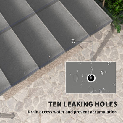 Outsunny Pergola Shade Cover Replacement Canopy for 4 x 3(m) Pergola