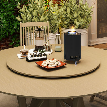 Outsunny Stainless Steel Smokeless Wood Burning Firepit Garden Fire Pit