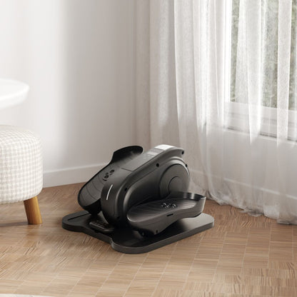 SPORTNOW Under Desk Elliptical Machine Pedal Exerciser w/ 10 Speeds