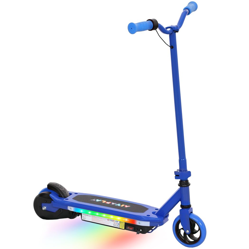 AIYAPLAY Electric Scooter for Ages 6-14, with Colourful Light