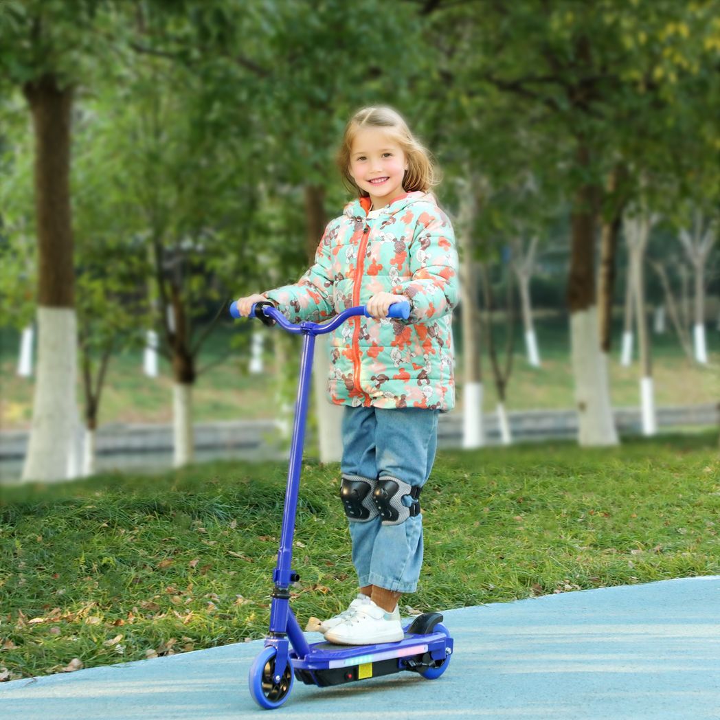 AIYAPLAY Electric Scooter for Ages 6-14, with Colourful Light