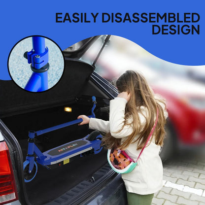 AIYAPLAY Electric Scooter for Ages 6-14, with Colourful Light