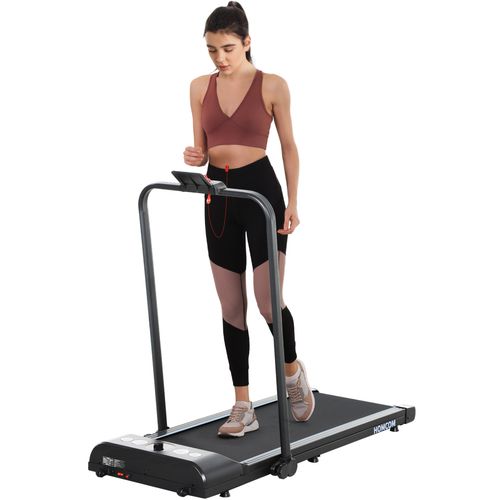 HOMCOM Foldable Walking Treadmill w/ LED Display
