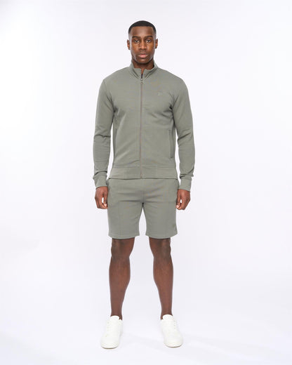 Hannings Zip Thru Hoodie Olive