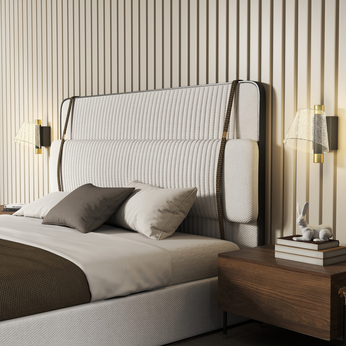 HOMCOM Led Wall Lamp 2 Pack, Modern Indoor Starry Wall Light