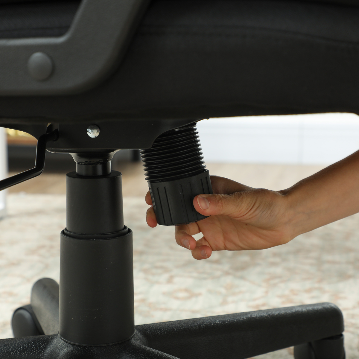 HOMCOM Swivel Executive Office Chair Mid Back Chair w/ Arm