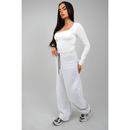 Square Neckline Long Sleeve Top