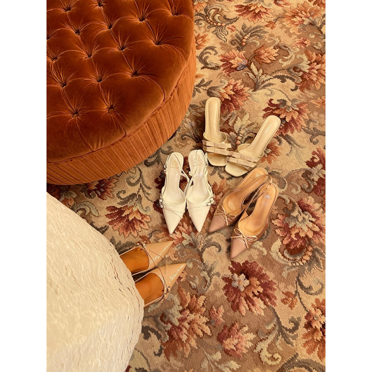 Slingback Strappy Buckle High Heels