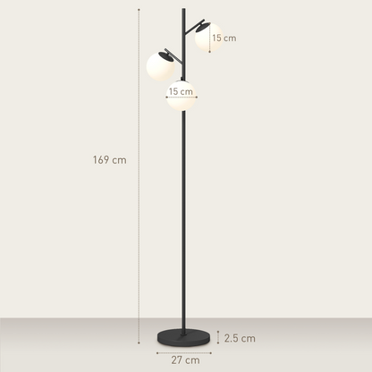 HOMCOM Modern Tree Floor Lamp, for Living Room Bedroom
