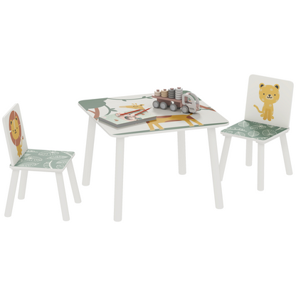 AIYAPLAY Kids Table with Chairs Set for Bedroom, Nursery