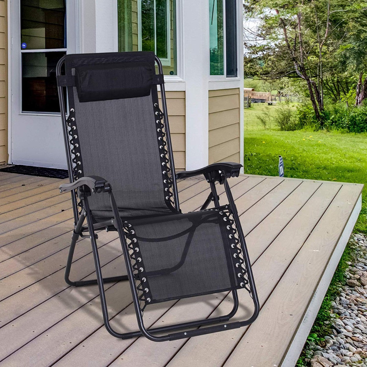 Zero Gravity Chair Adjustable Patio Lounge Chair Recling Seat
