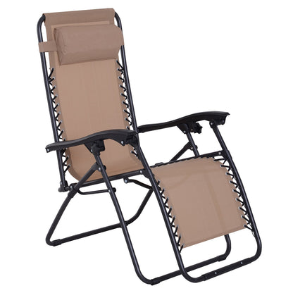 Zero Gravity Chair Adjustable Patio Lounge Chair Recling Seat