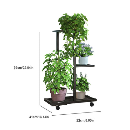 Plant Shelves 3/7 Tiers Flowerpot Organizer Iron Potted Flower Plant Rack Flower Stand for Indoor Outdoor Balcony Garden