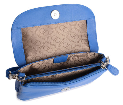 SADDLER Audrey Compact Leather Crossbody Bag & Clutch – Versatile & Stylish - Gift Boxed