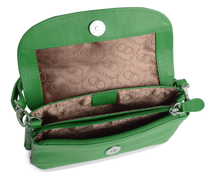 SADDLER Audrey Compact Leather Crossbody Bag & Clutch – Versatile & Stylish - Gift Boxed