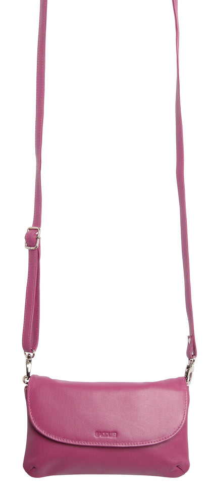 SADDLER Audrey Compact Leather Crossbody Bag & Clutch – Versatile & Stylish - Gift Boxed