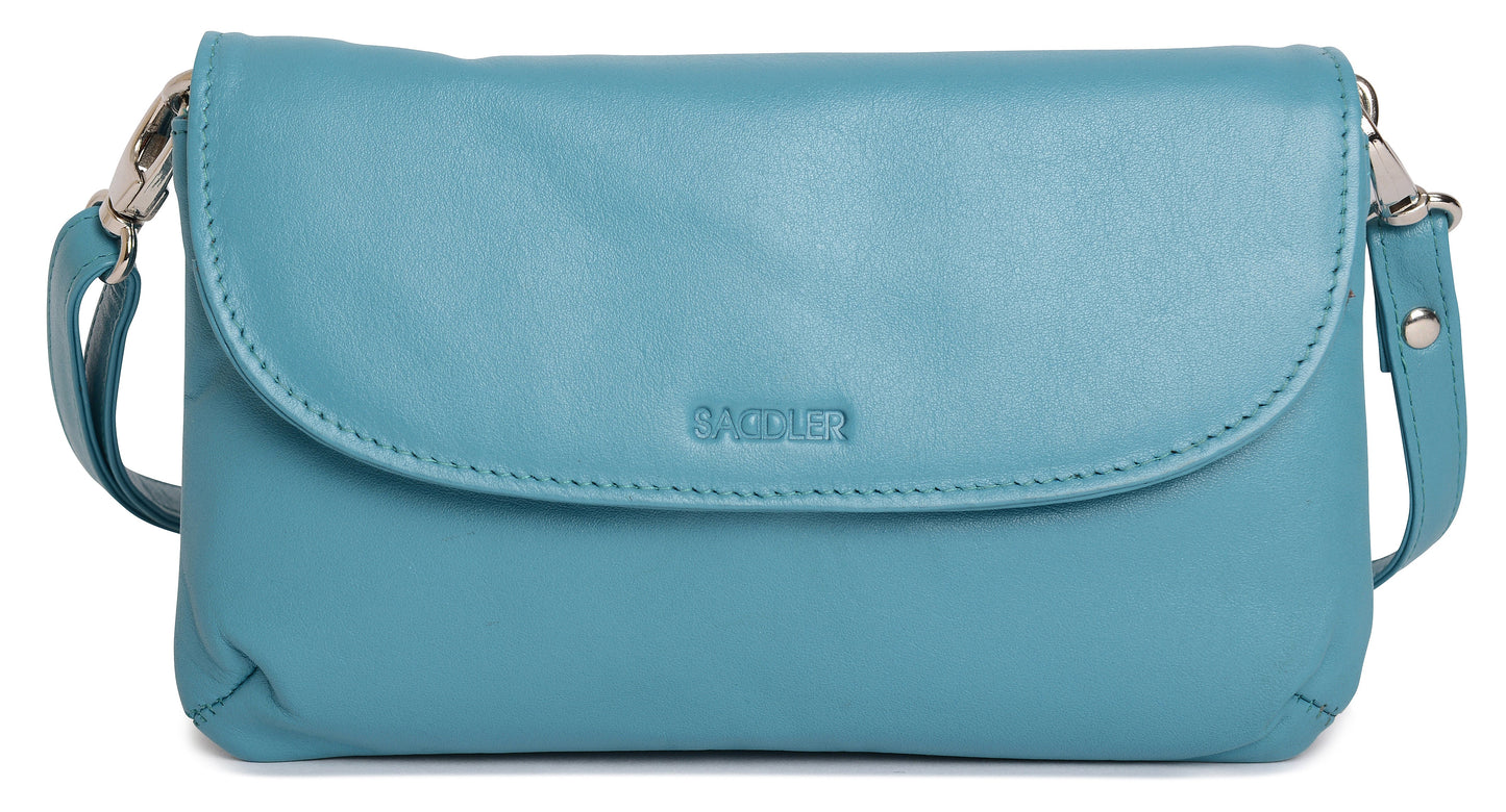 SADDLER Audrey Compact Leather Crossbody Bag & Clutch – Versatile & Stylish - Gift Boxed