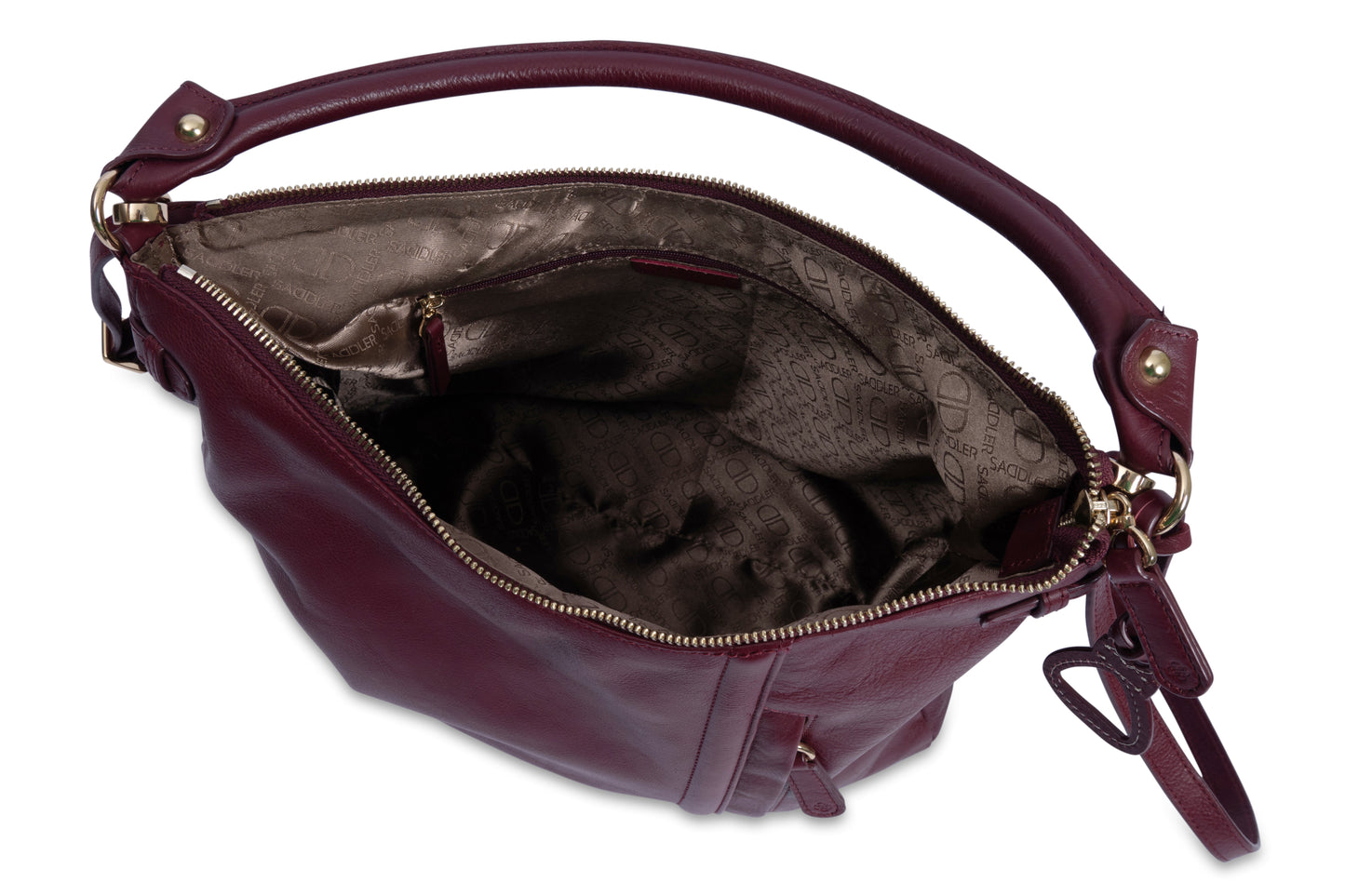 Julia Leather Hobo Bag – Handmade by Saddler - Versatile, Stylish & Spacious Design