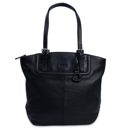 Sienna Zip Top Tote Shopper Bag for Women - Handmade by Saddler