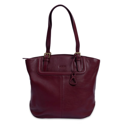 Sienna Zip Top Tote Shopper Bag for Women - Handmade by Saddler