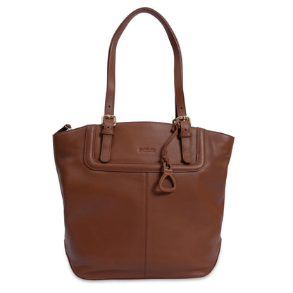 Sienna Zip Top Tote Shopper Bag for Women - Handmade by Saddler