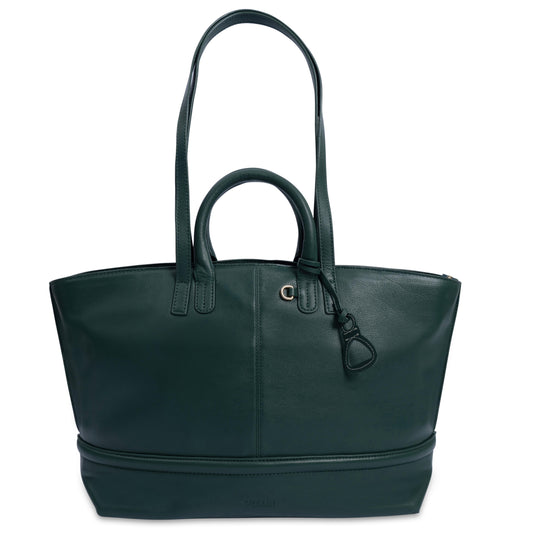 Victoria Oversize East West Tote Bag for Women - handmade by Saddler