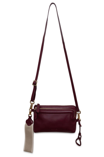 Heather Leather Clutch & Crossbody Bag - Handmade by Saddler  – Versatile & Compact