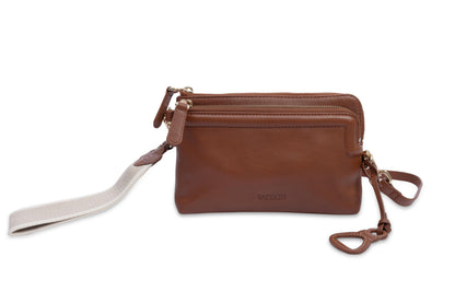 Heather Leather Clutch & Crossbody Bag - Handmade by Saddler  – Versatile & Compact