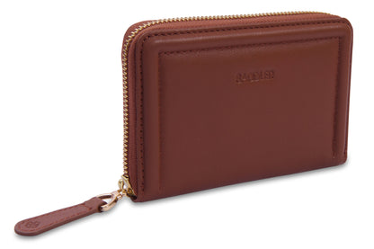 SADDLER "Annie" 3 Way Zipper RFID Real Leather Zipper Wallet (Gift Boxed)