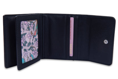 SADDLER "Edith" RFID Trifold Real Leather Card Case (Gift Boxed)